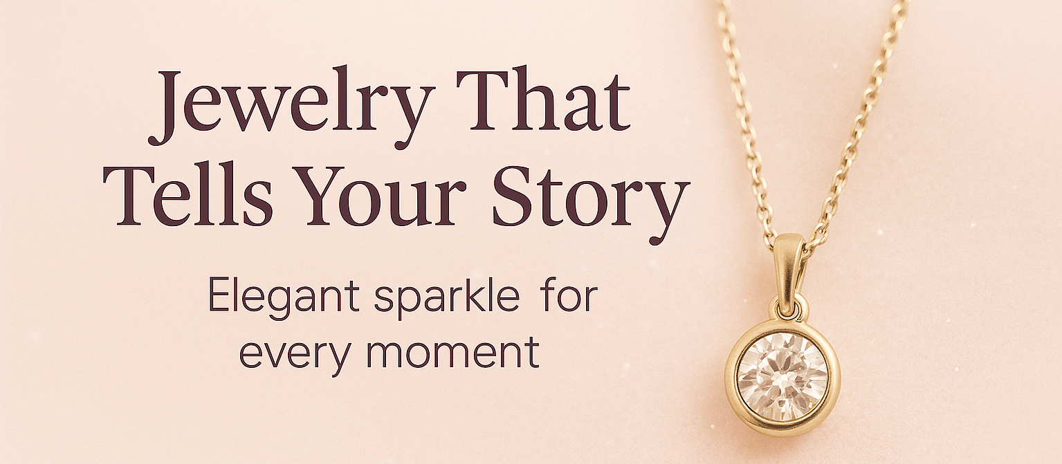 Elegant jewelry collection including rings, necklaces, and earrings